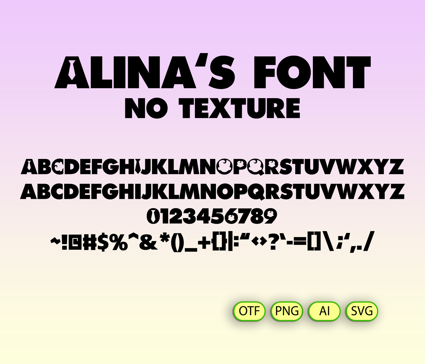 Business Baby Font Textured - Alina's Fonts