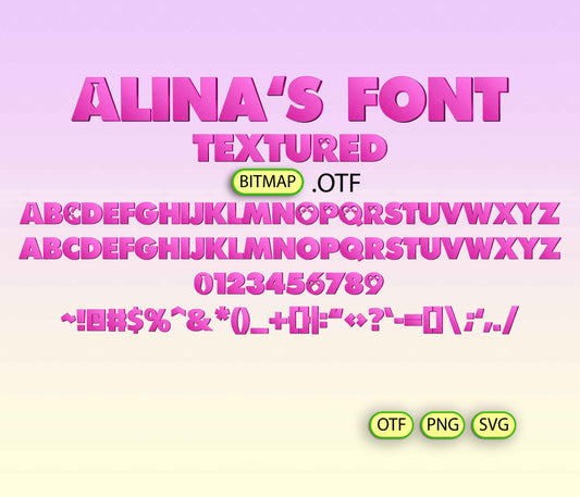 Executive Infant Chic Girl Font Textured - Alina's Fonts