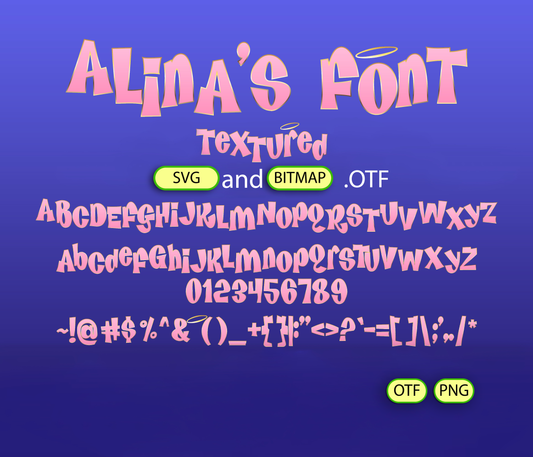 Fashionista Pink Font Textured