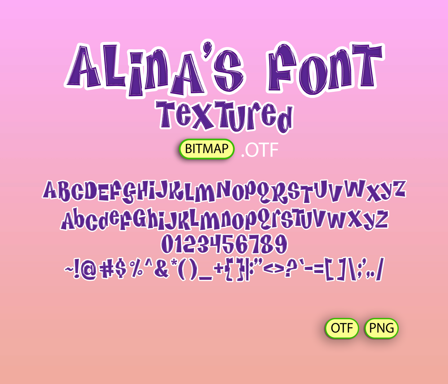 Y2K Fashionistas Font Textured - Alina's Fonts
