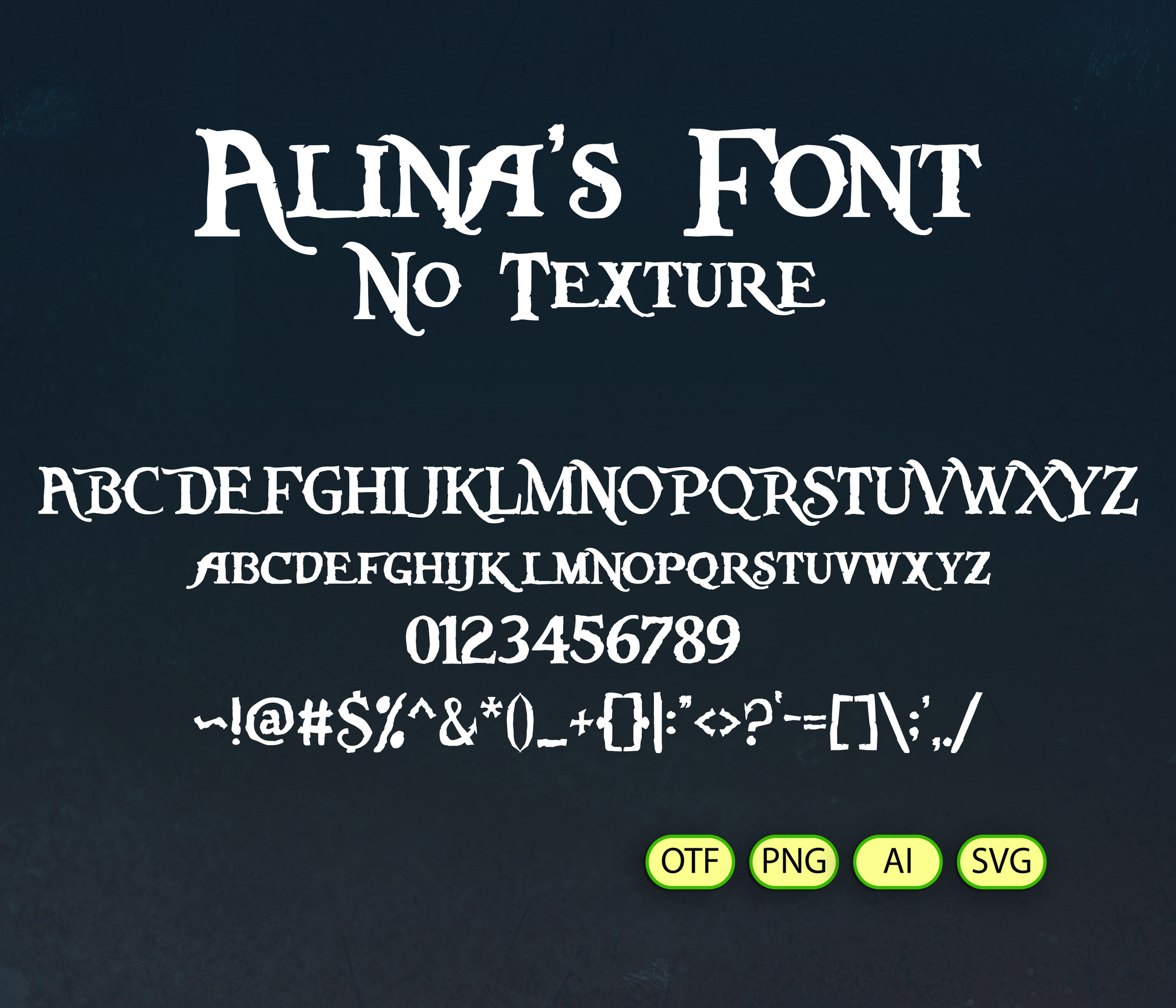 Buccaneer's Bounty Font Textured Bundle - Alina's Fonts