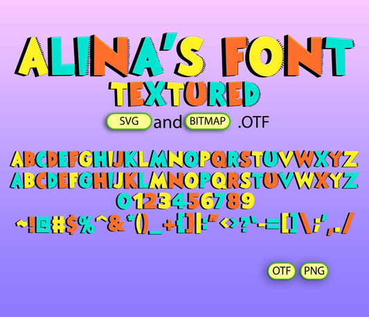 Urban Family Font Textured - Alina's Fonts