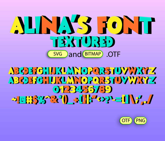 Urban Family Saga Font Textured - Alina's Fonts