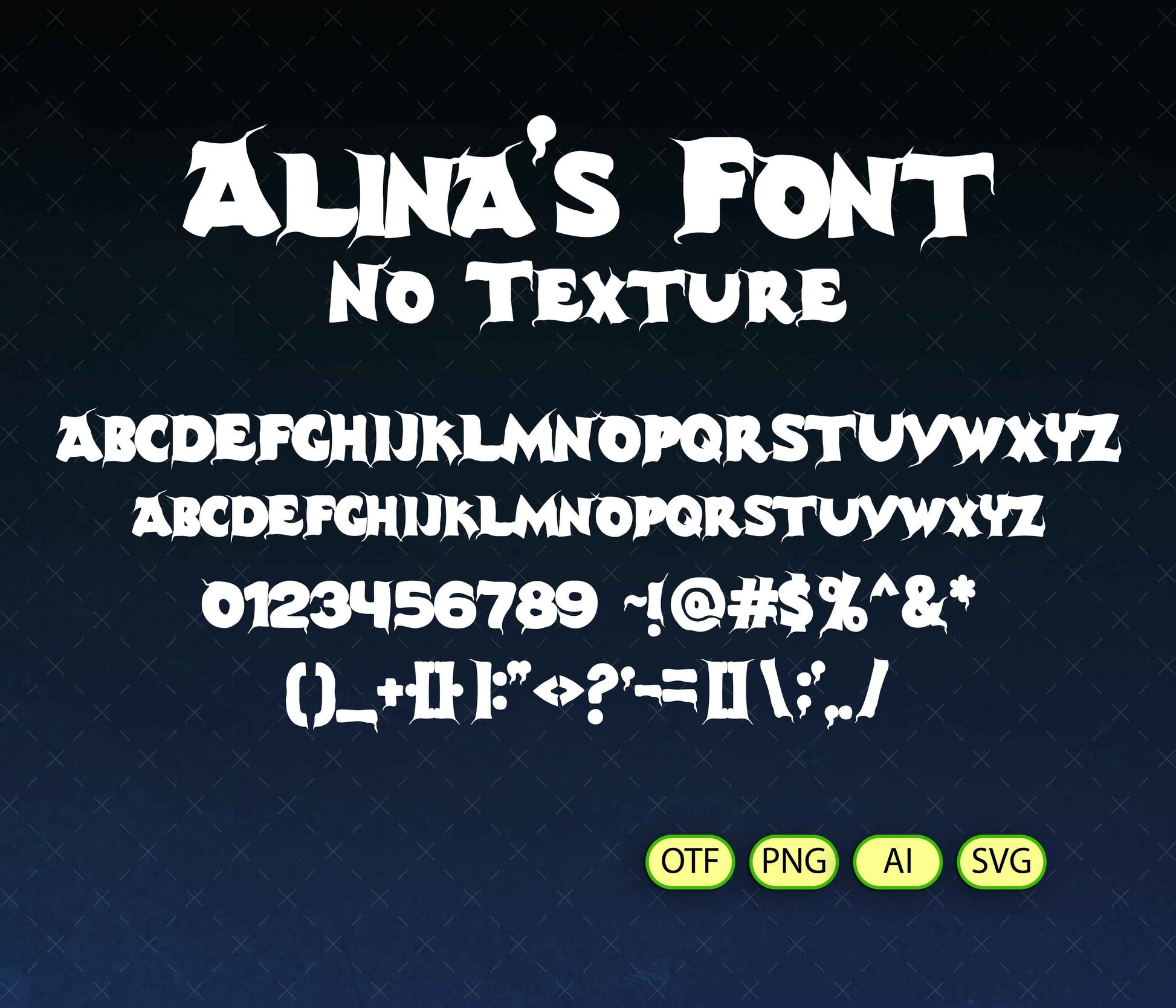 Friendly Spooky Specter Font Textured - Alina's Fonts