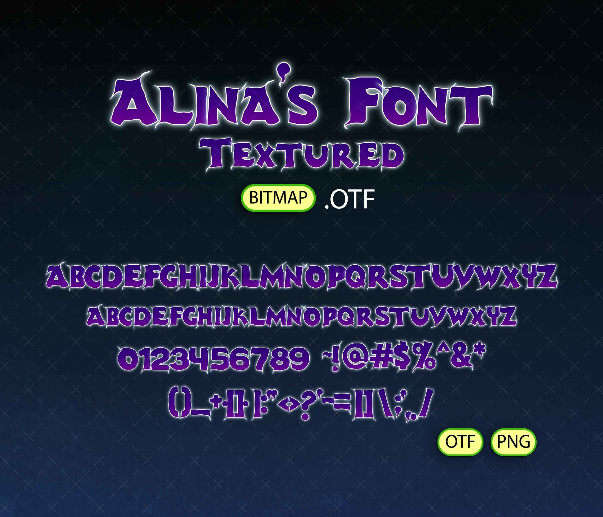 Friendly Spooky Specter Font Textured - Alina's Fonts