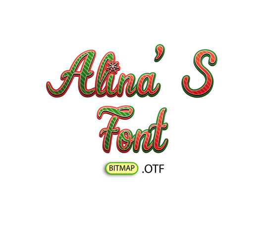 Festive Christmas Multicolor Font Textured Bundle