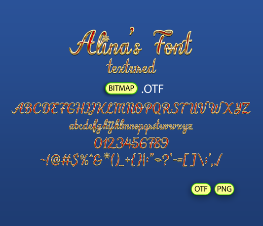 Snowflake Red Christmas Font Textured