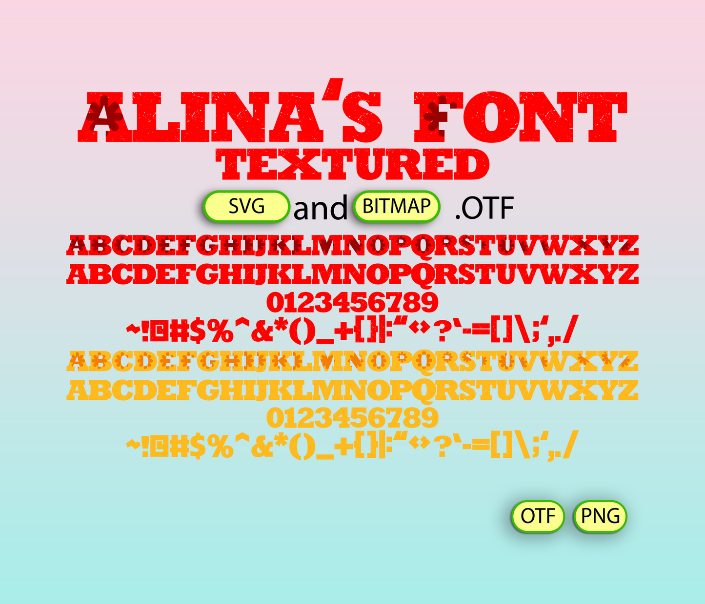 Cultural Celebration Fonts Textured Big Bundle - Alina's Fonts