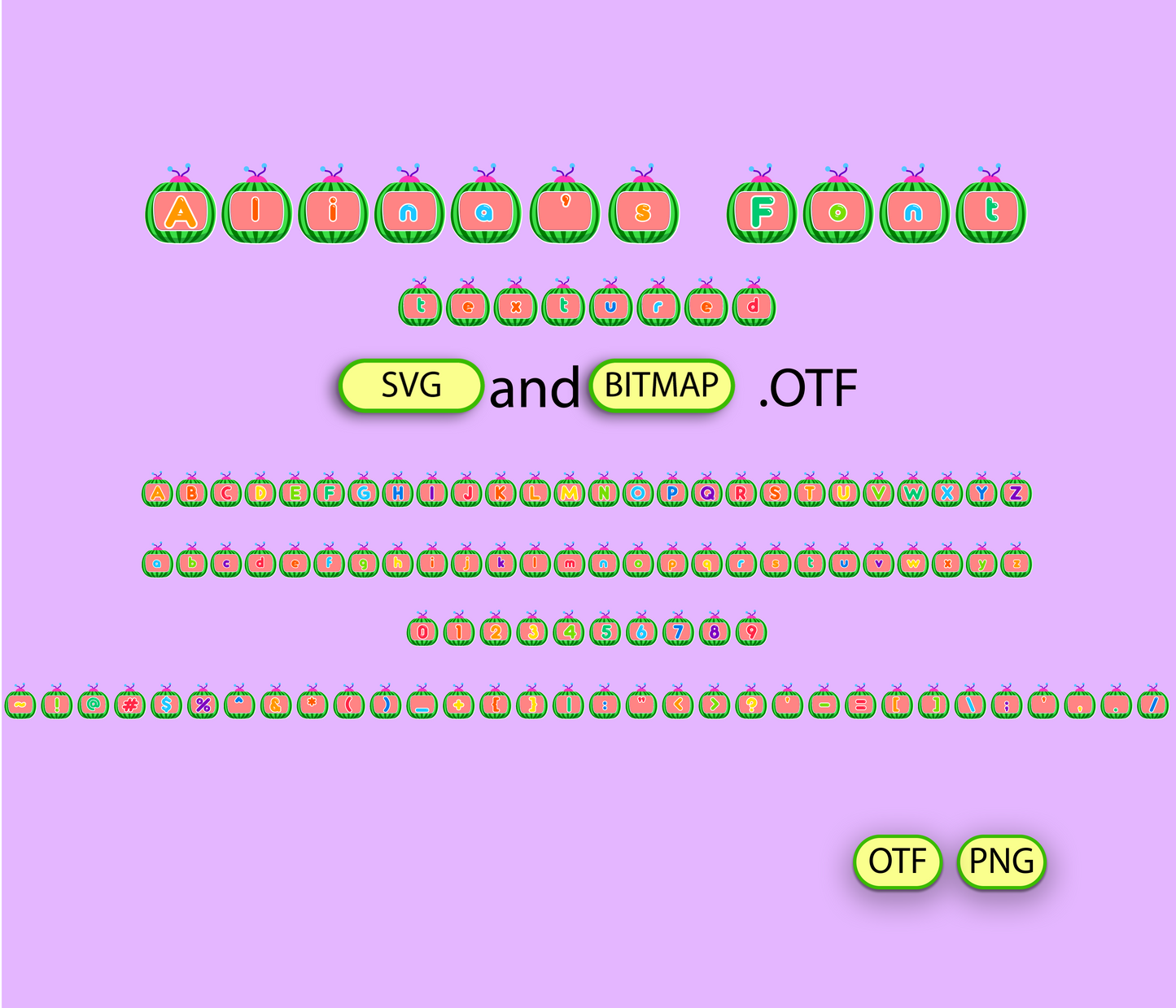 Fun Learning Birthday Banner Font Textured