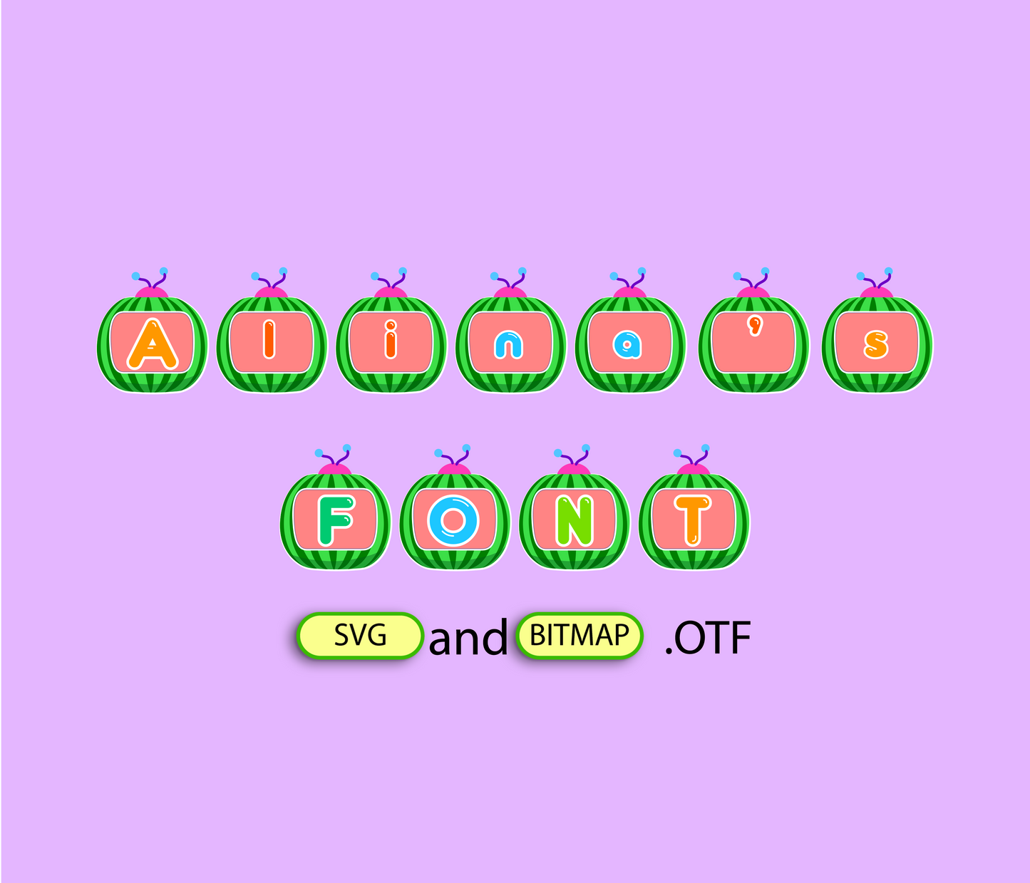 Fun Learning Birthday Banner Font Textured