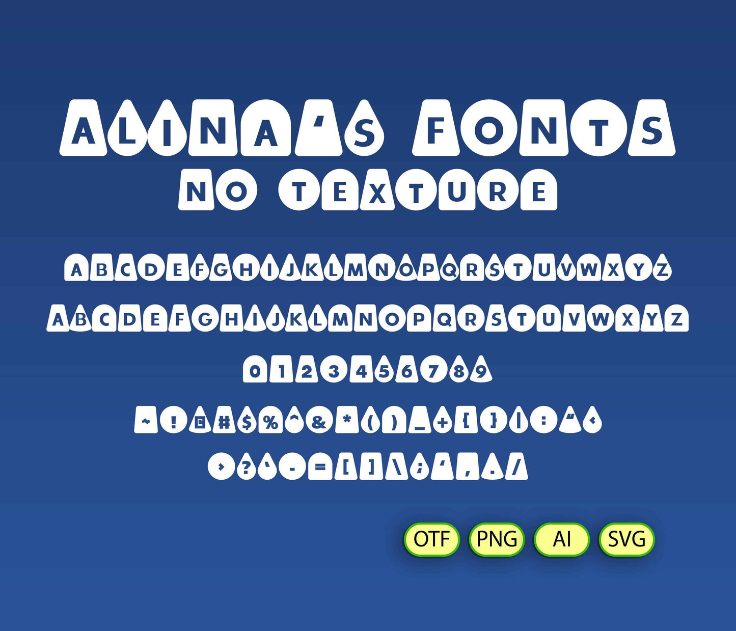 ColorBlox Font Textured - Alina's Fonts