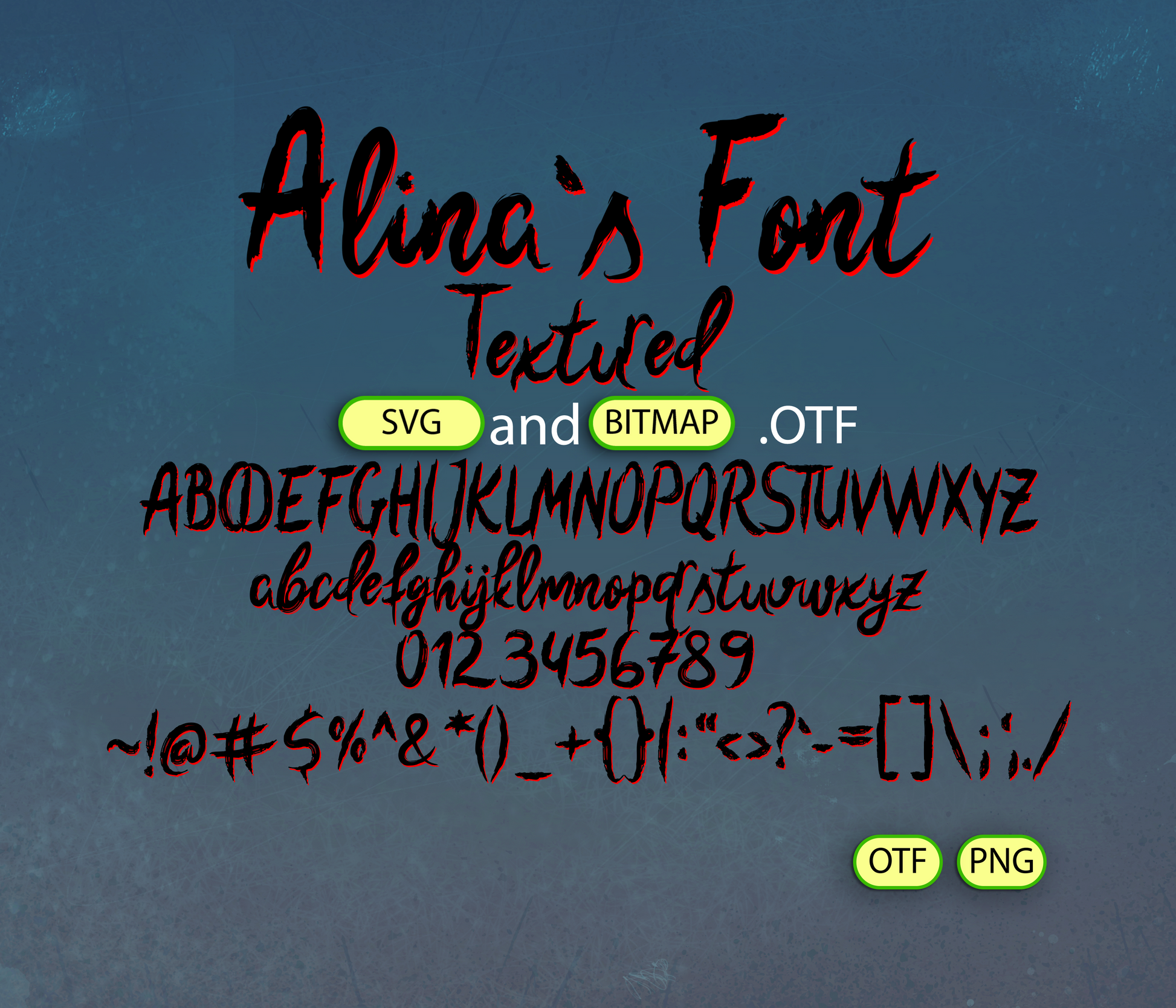 Diva Font Textured - Alina's Fonts