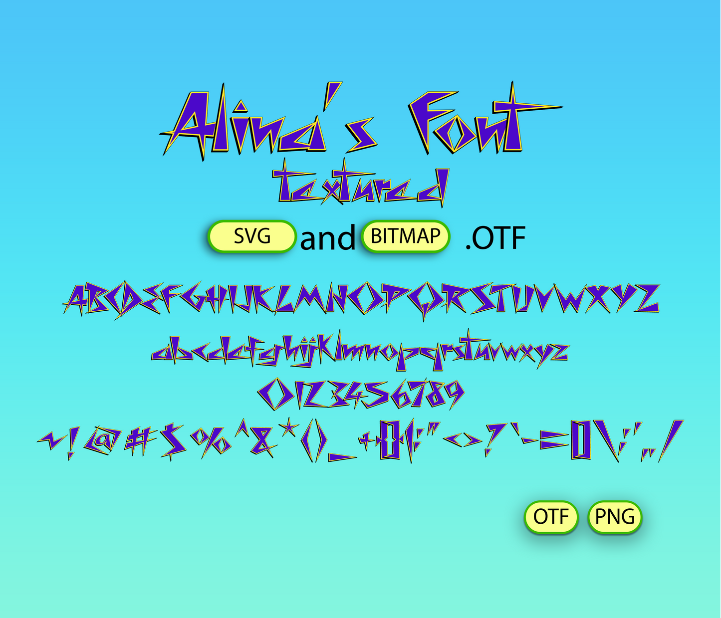 Ancient Script Cosmic Font Textured