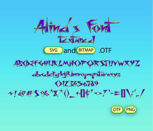 Ancient Script Cosmic Font Textured