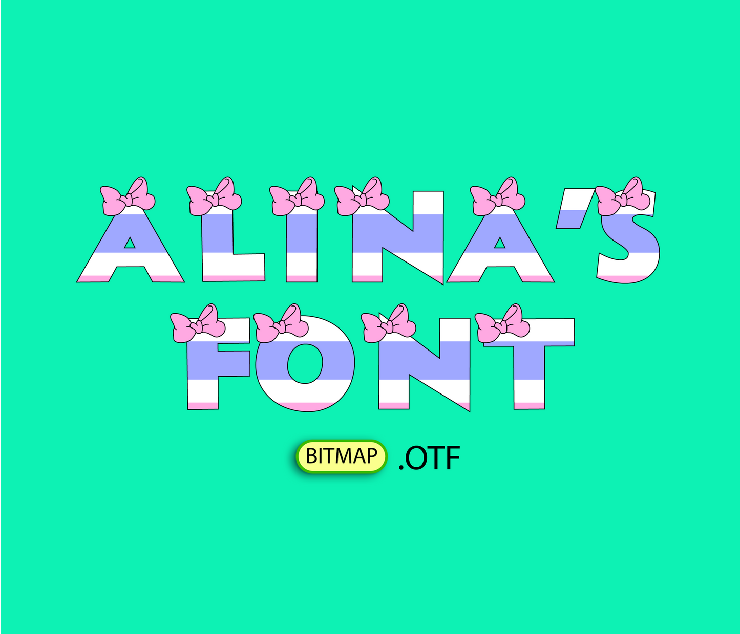 Daisy Feather Whimsical Pattern Font