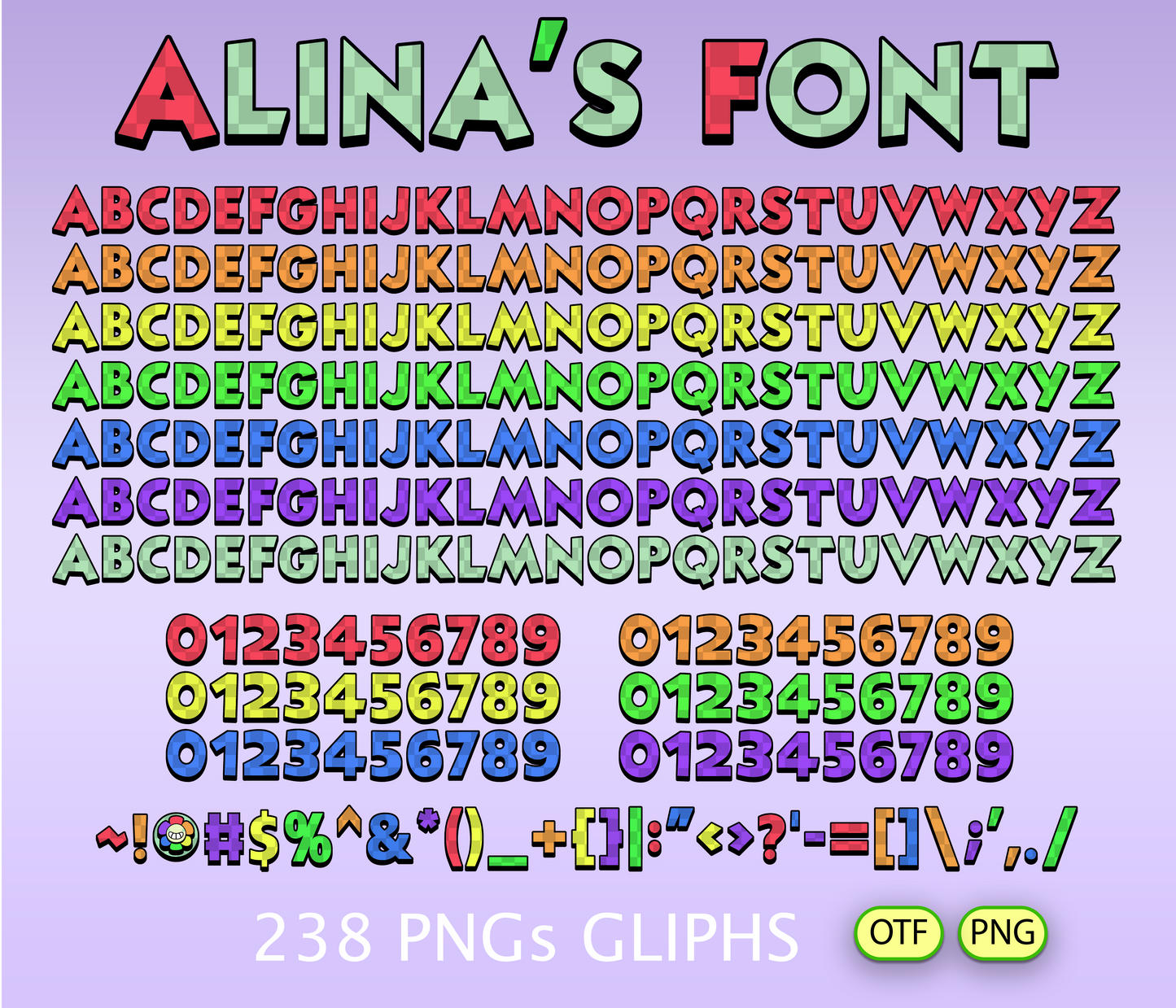 Toon Terror Font Textured