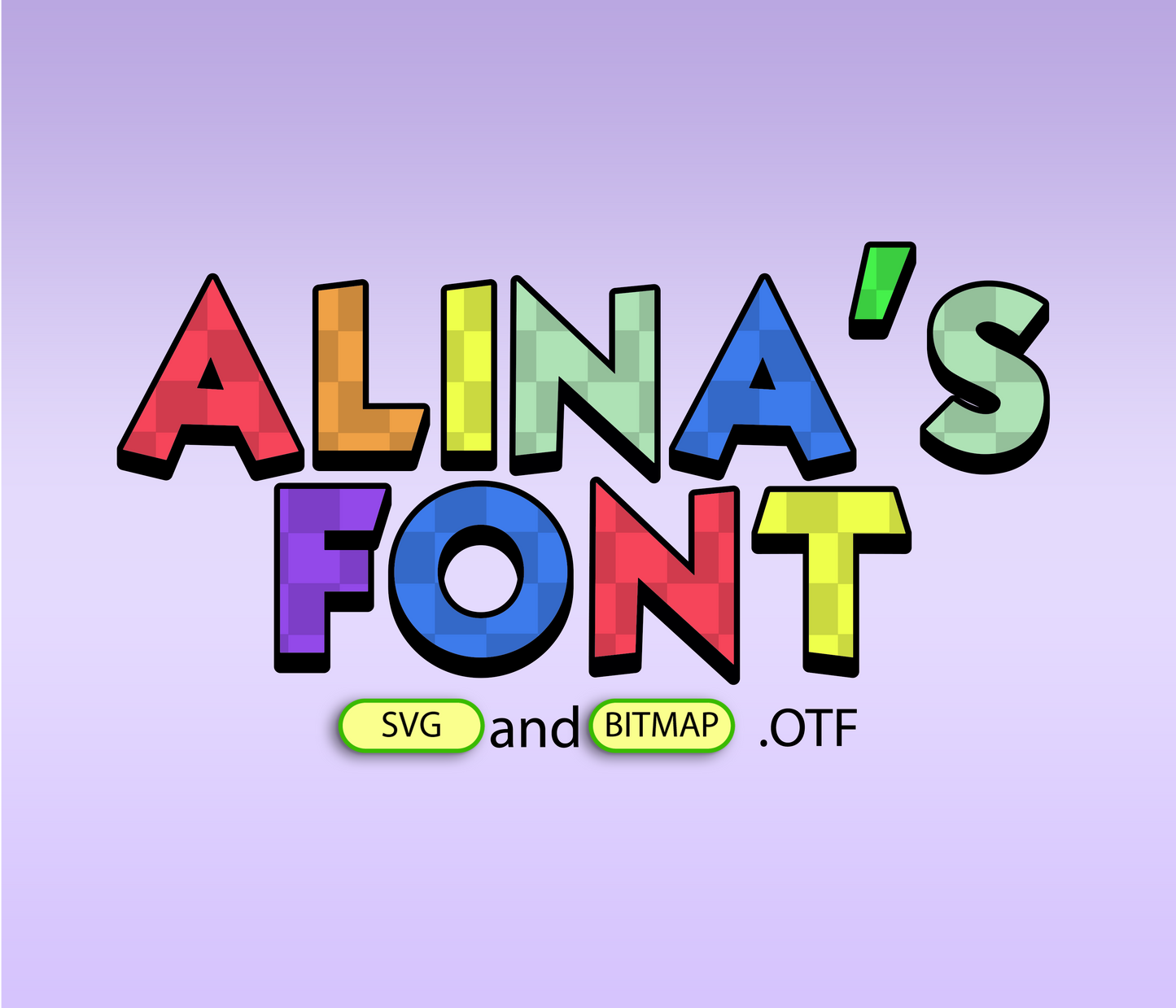 Toon Terror Font Textured Big Bundle