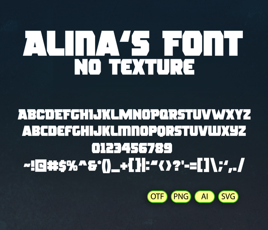 Mercenary vs Mutant Font - Alina's Fonts