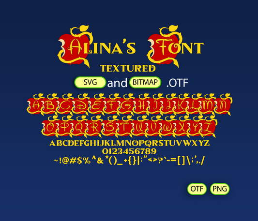Magical Heirs Font Textured - Alina's Fonts