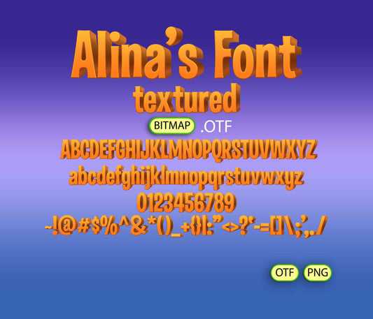 Mischief Makers 4 Font Textured - Alina's Fonts
