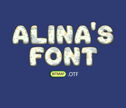 Dinosaur Prehistoric Edition Pattern Font