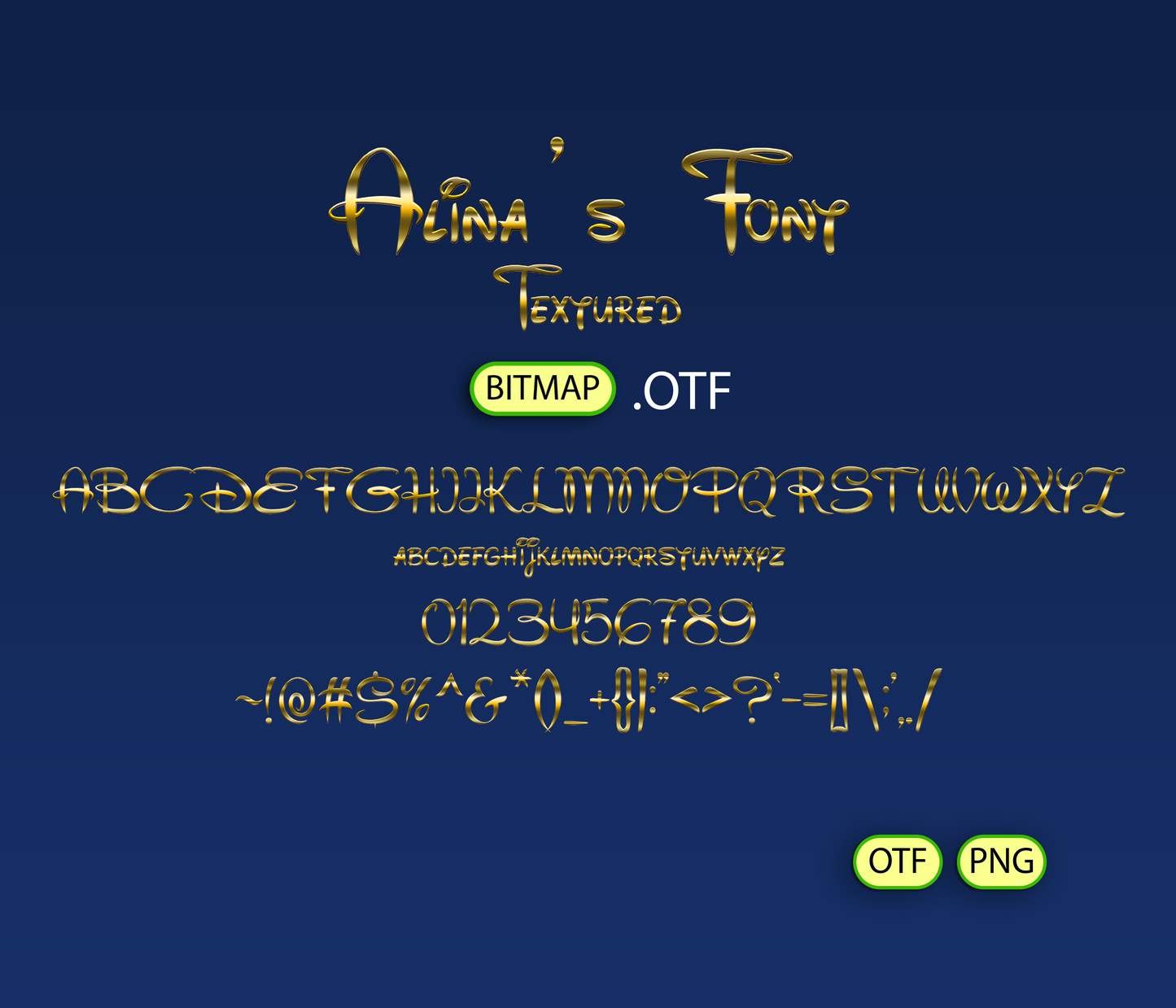 Magic Kingdom Font Textured - Alina's Fonts