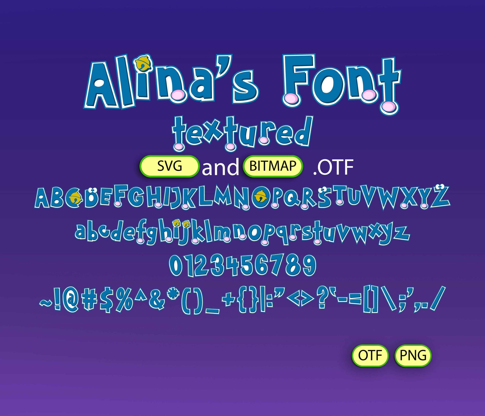 Robotic Cat Companion Font Textured - Alina's Fonts