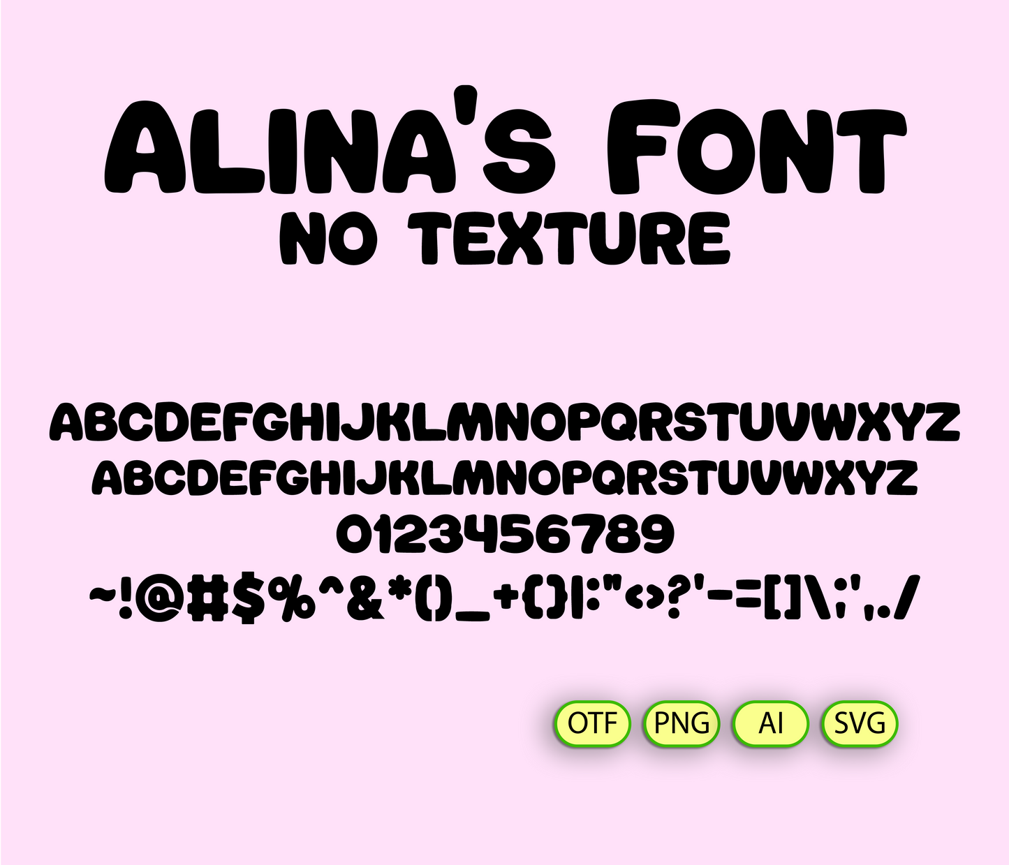Dinosaur Color Pattern Font