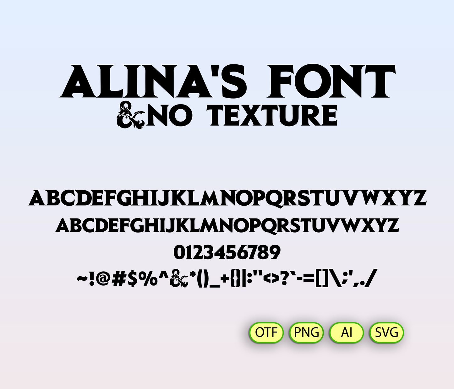Epic Fantasy Font Textured - Alina's Fonts