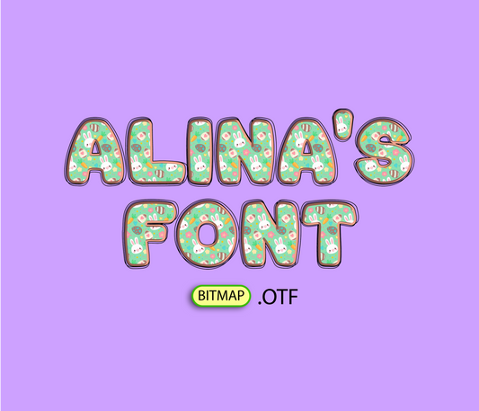 Cheerful Easter Pattern Font