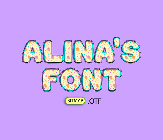 Cheerful Easter Typeface Colorful Pattern Font