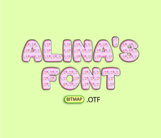 Festive Easter Typeface Colorful Pattern Font