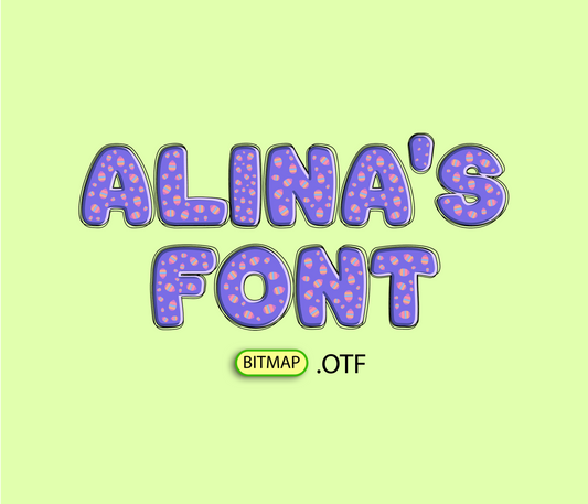 Spring Holiday Vibrant Easter Pattern Font