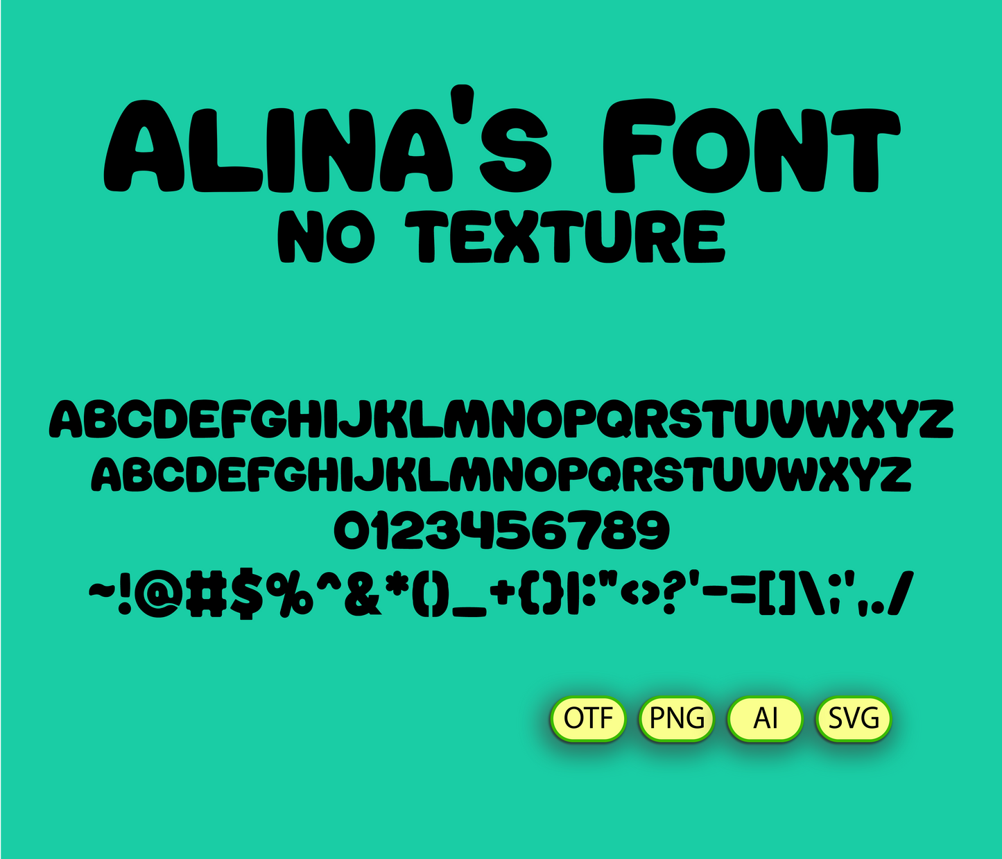 Springtime Easter Pattern Font