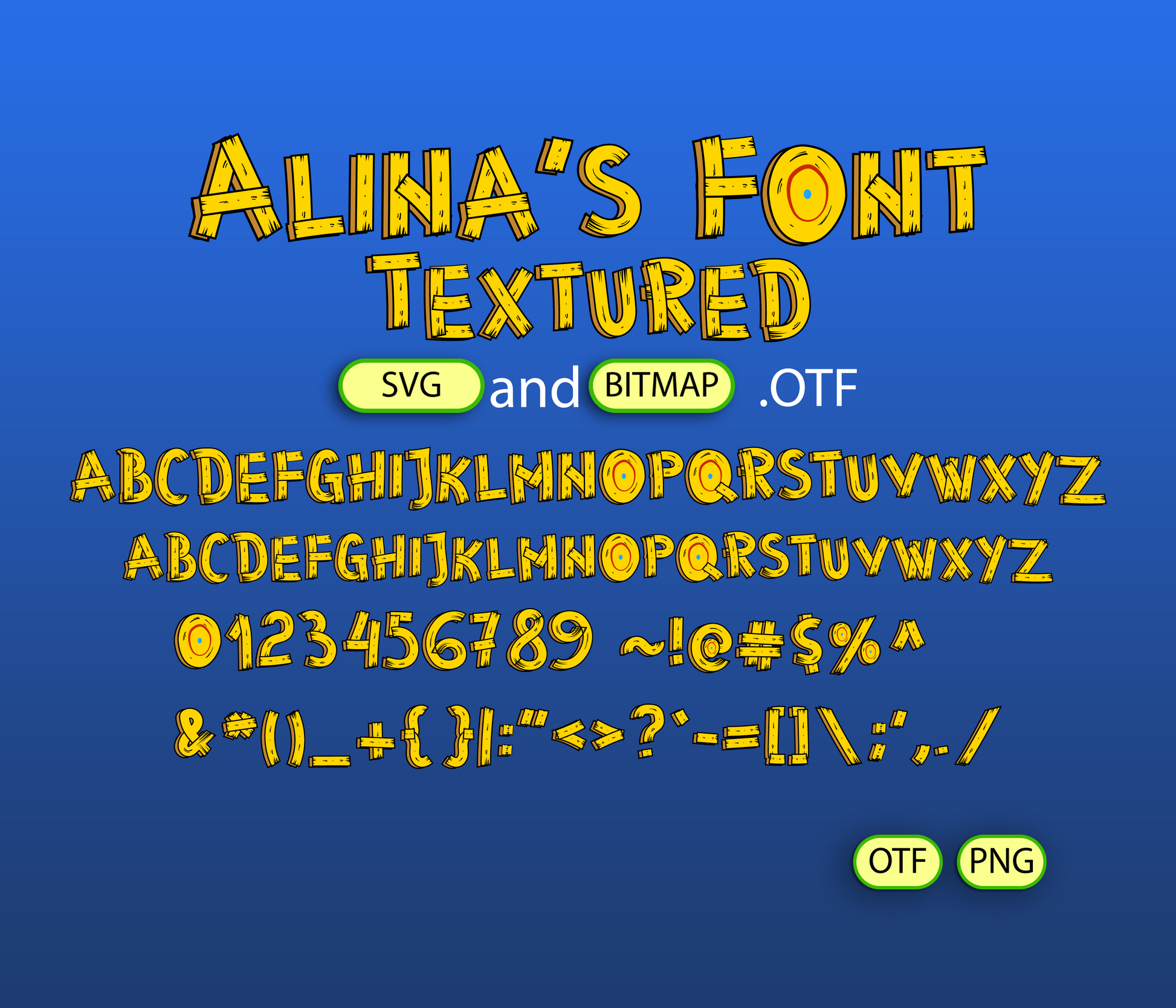 Childhood Fun with the Animated Trio Font Textured Bundle - Alina's Fonts