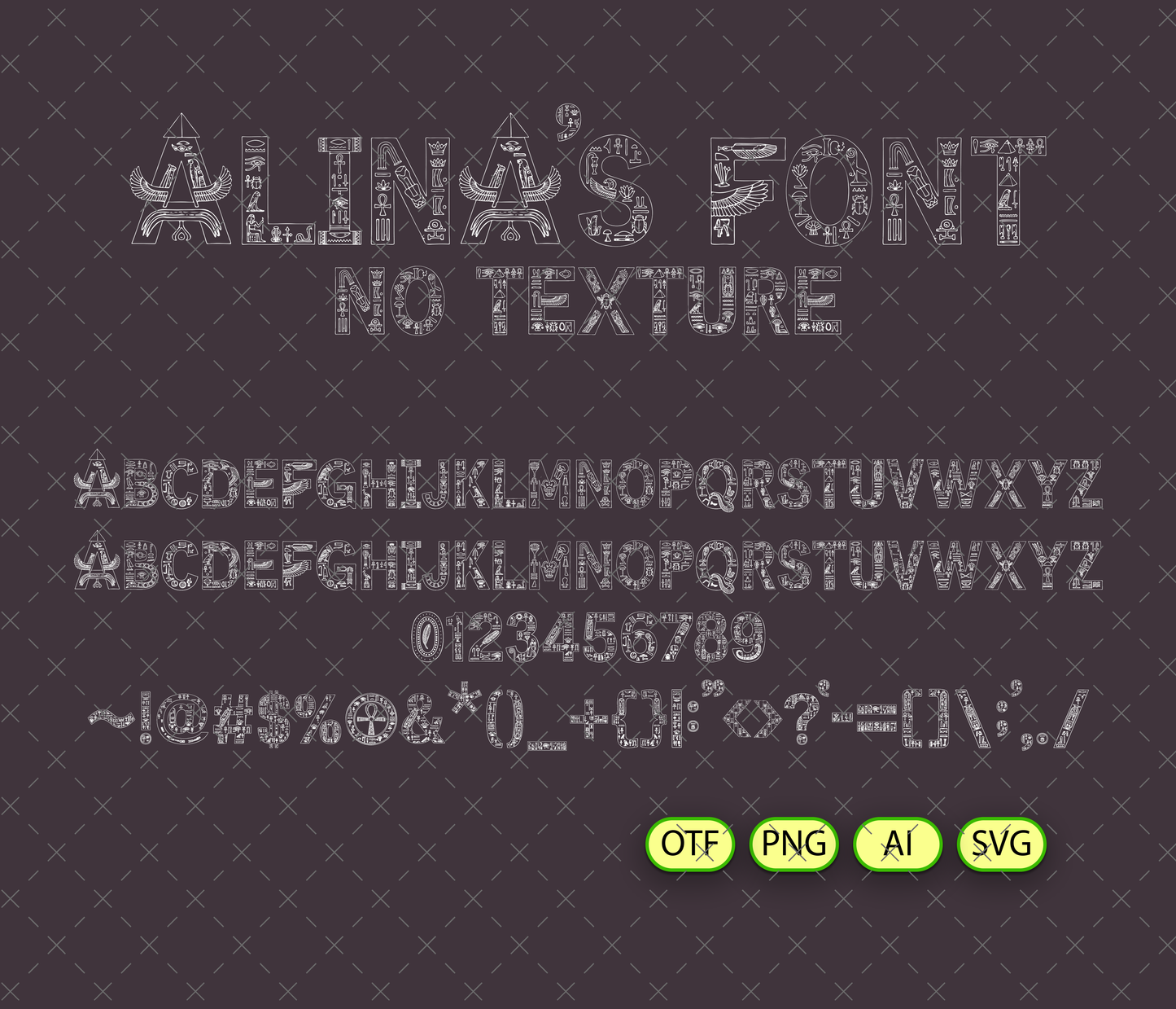 Nile Empire Font Textured