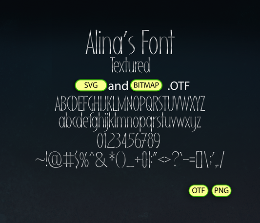 Regal Serif Elegance Font Textured - Alina's Fonts