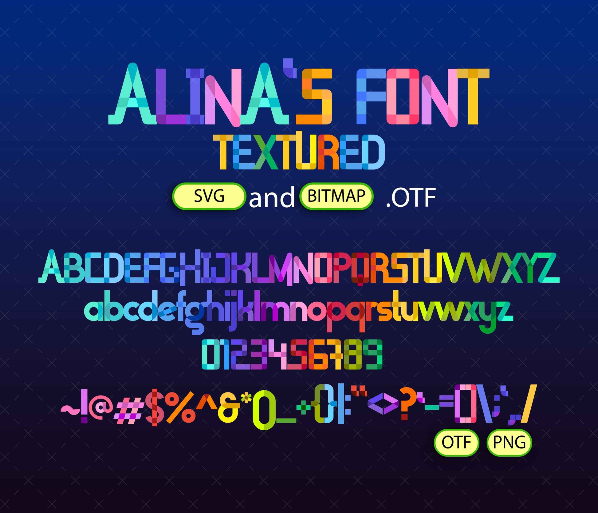 Naturic Elemental Romance Font Textured - Alina's Fonts