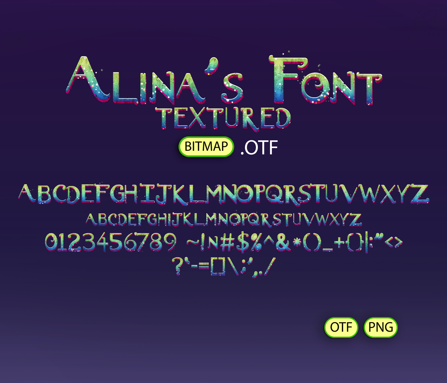 Magical Casita Font Textured Bundle - Alina's Fonts