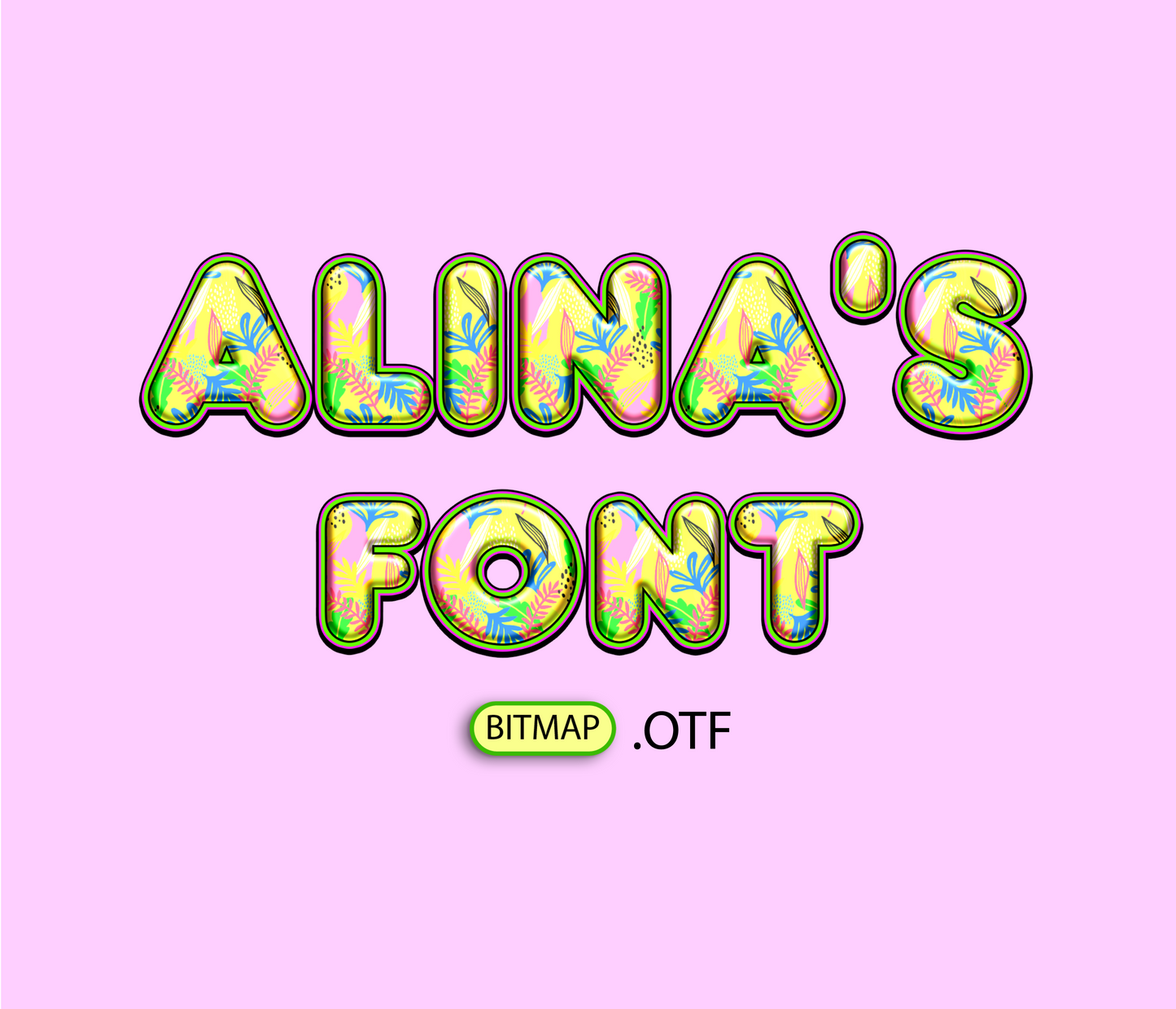Exotic Pattern Font
