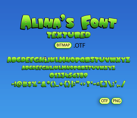 Quirky Family Sitcom Font Textured - Alina's Fonts