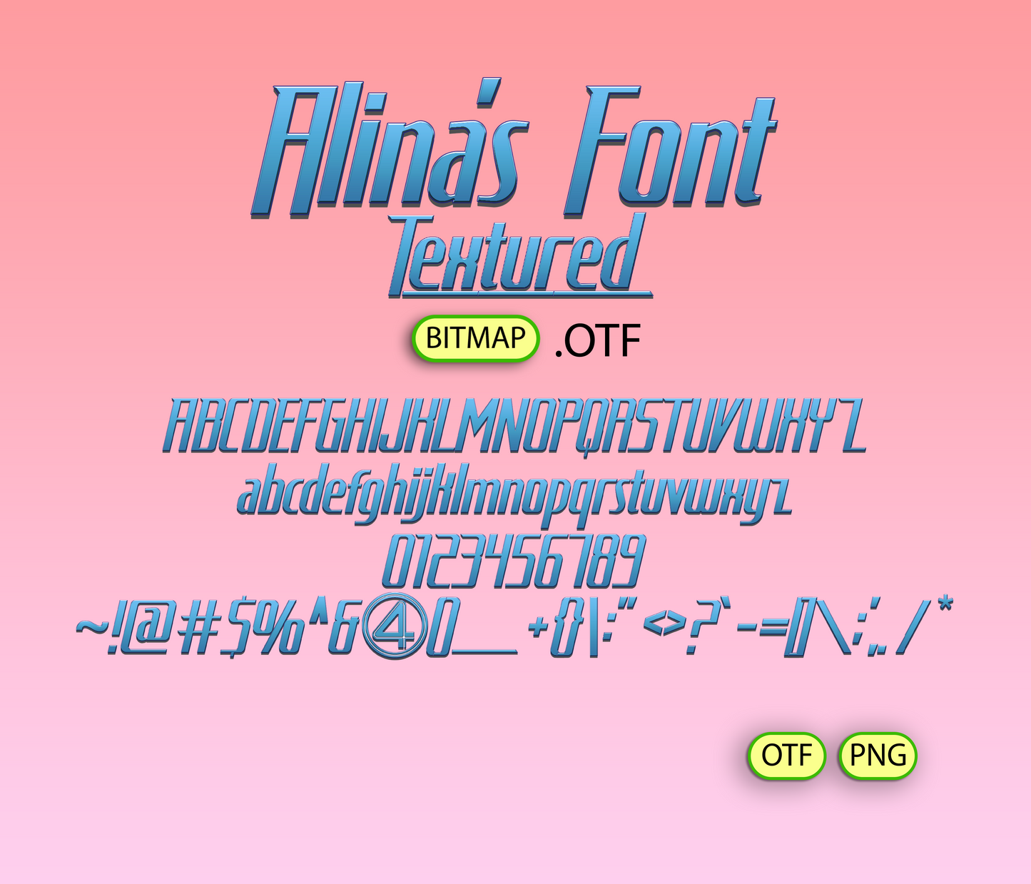 Cosmic Quartet Adventure Font Textured - Alina's Fonts