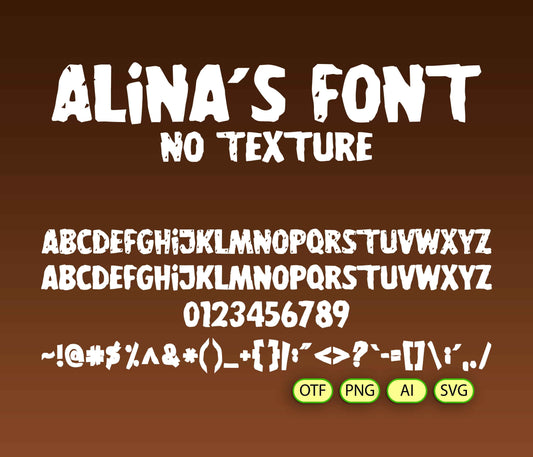 Prehistoric Suburban Family Font - Alina's Fonts
