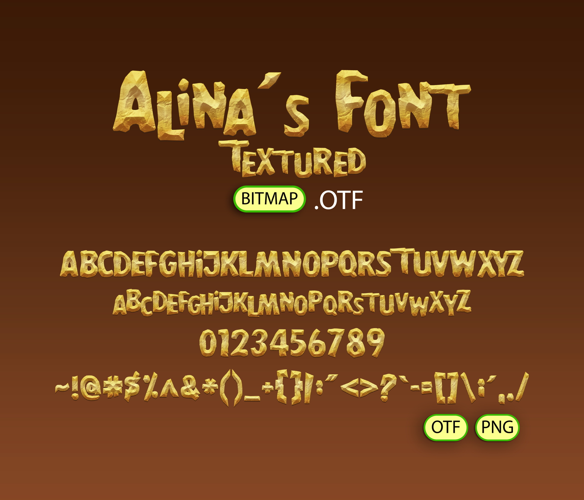 Stone Age Family Sitcom Font Textured - Alina's Fonts