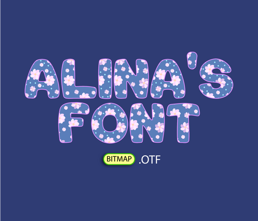 Flower Elegant Colored Pattern Font