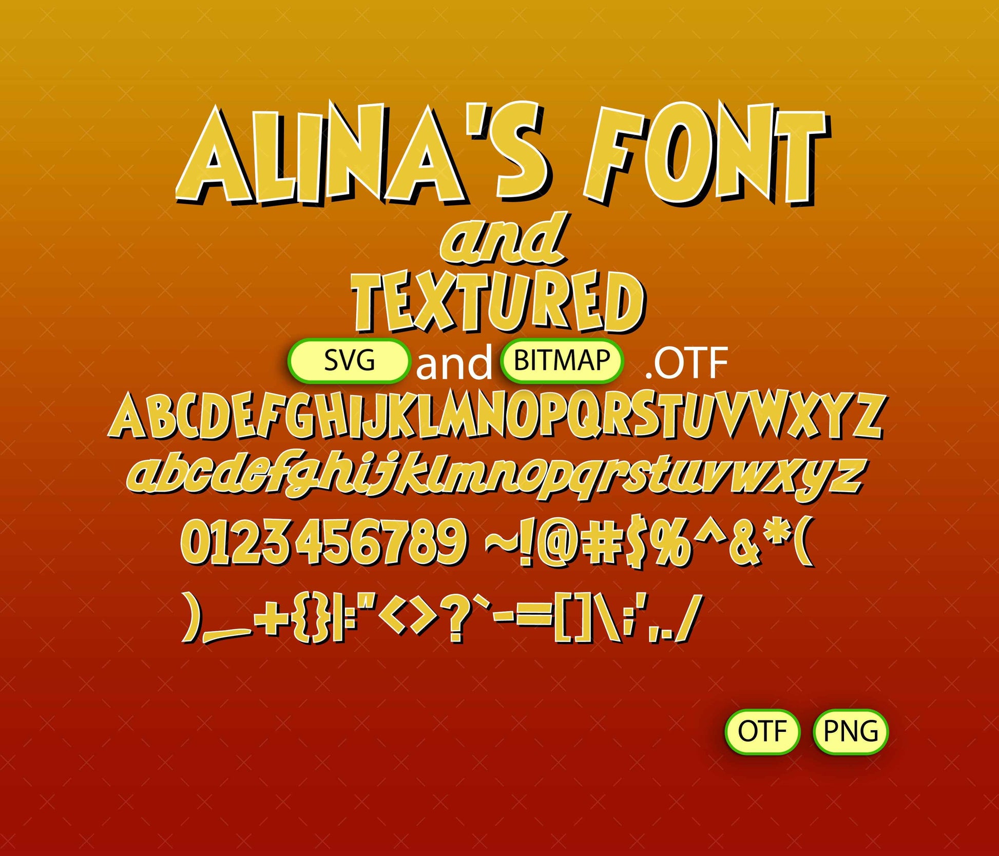 Feline Frenzy Font Textured - Alina's Fonts