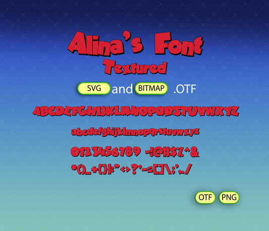 Lasagna Lover Feline Font Textured - Alina's Fonts