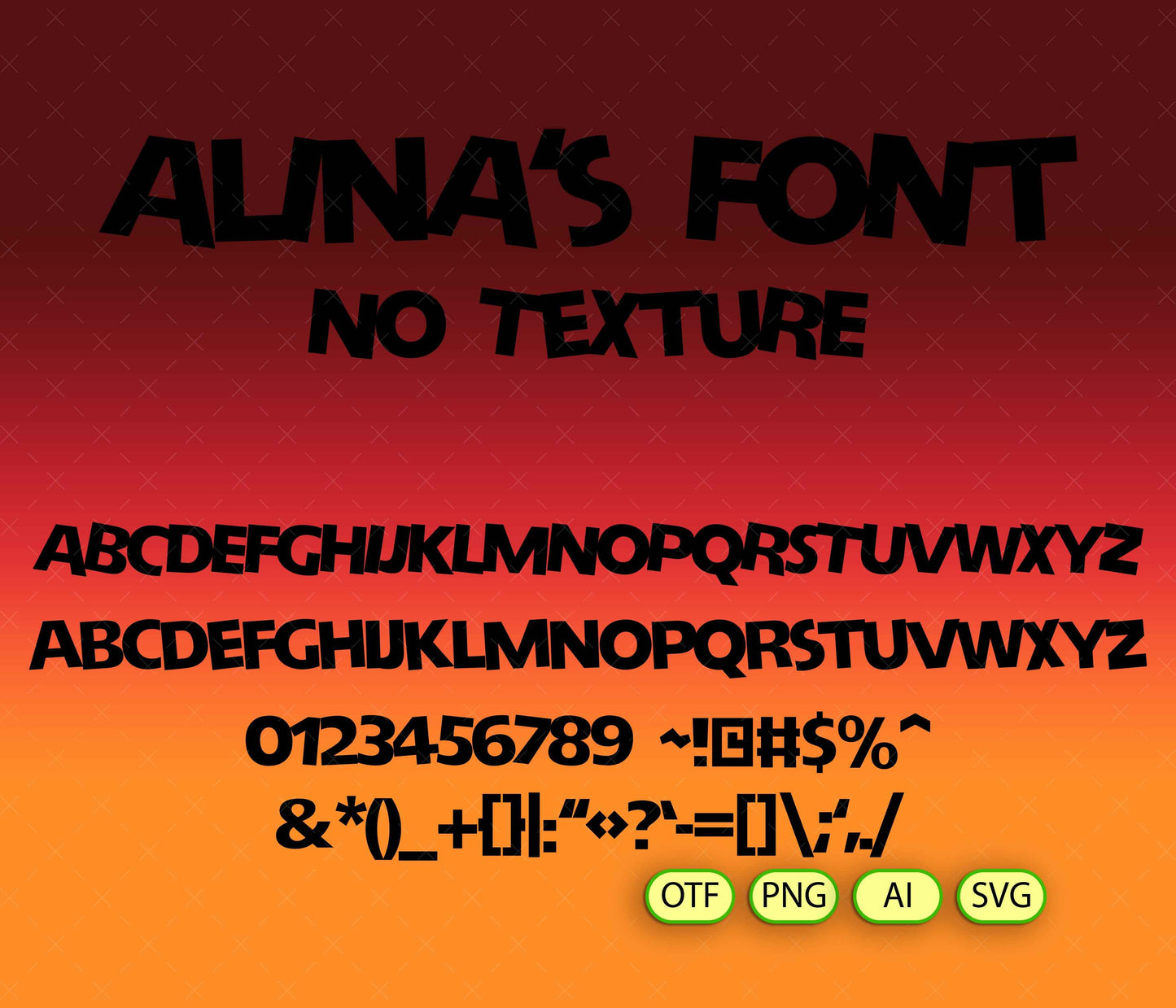 Toon Time Font Textured - Alina's Fonts