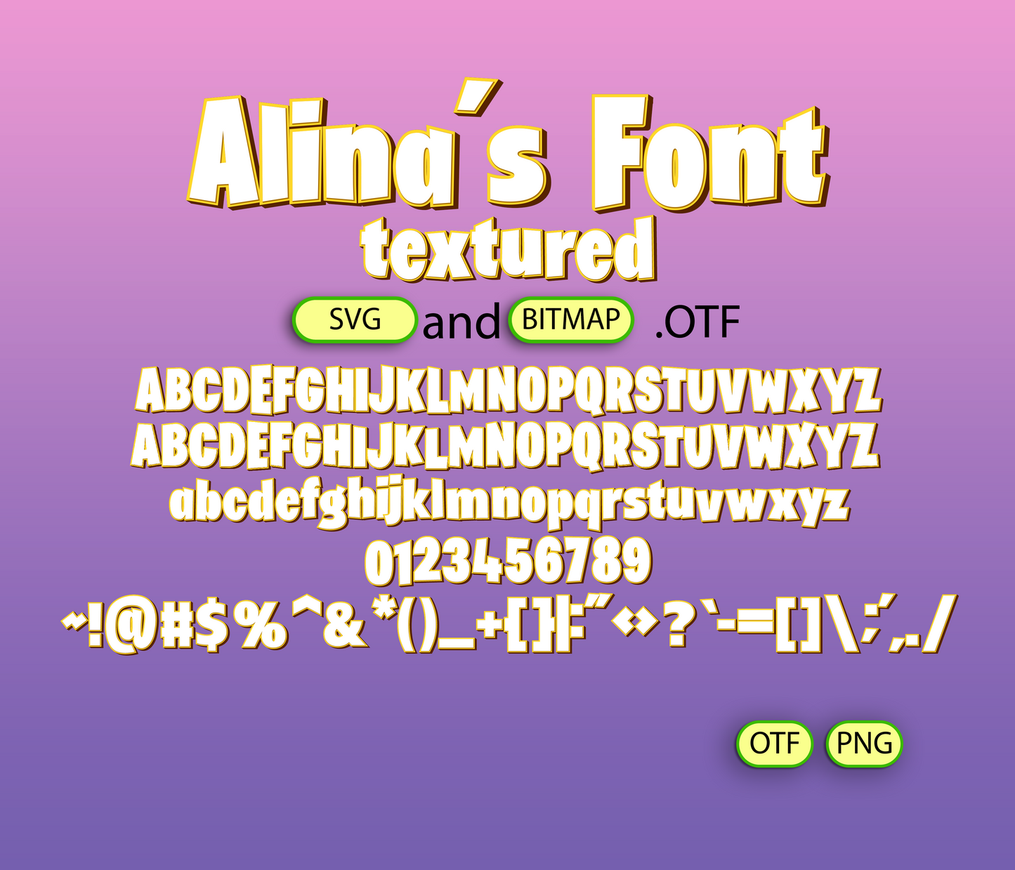 Battle Royale Champions Font Textured Bundle - Alina's Fonts