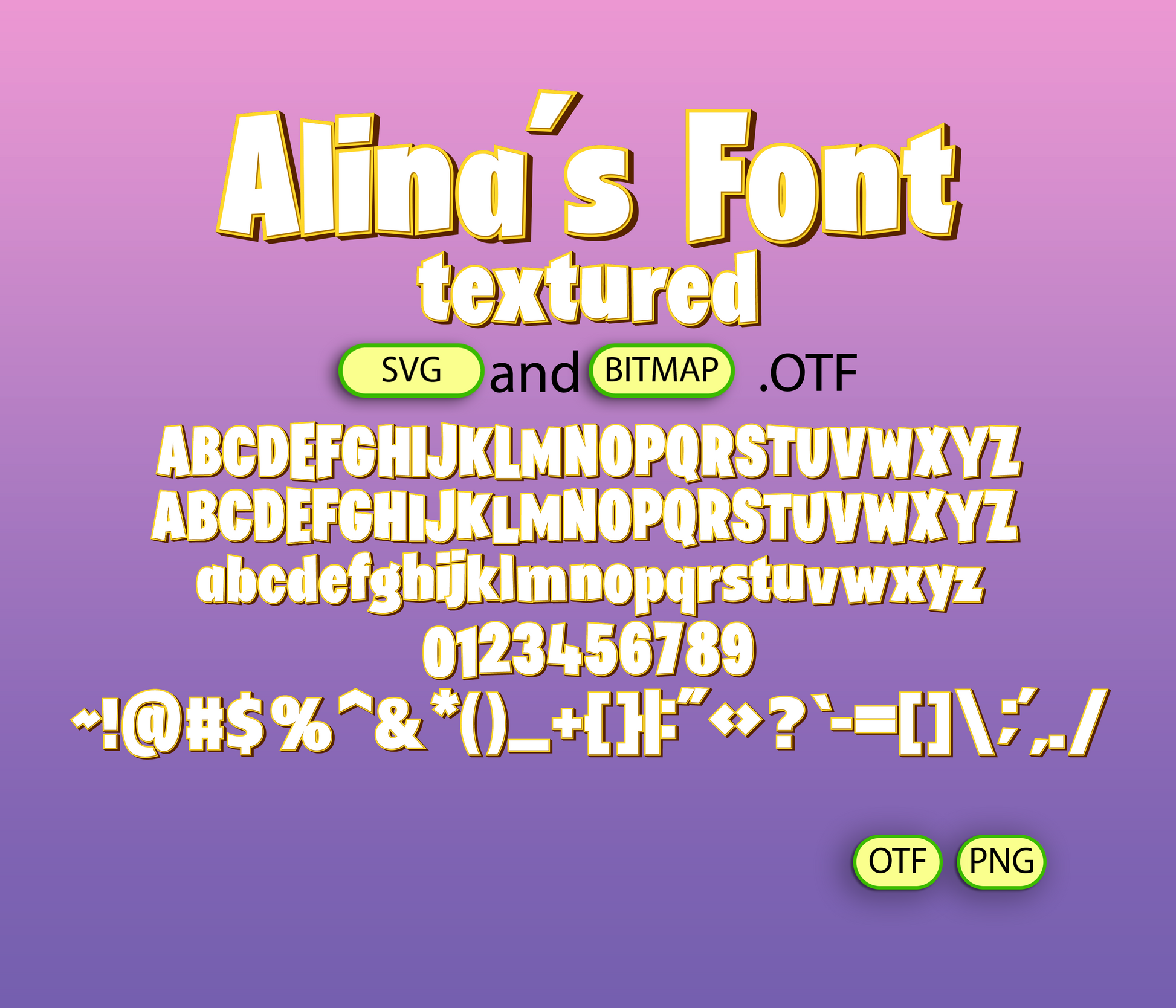 Battle Royale Champions Font Textured Bundle - Alina's Fonts